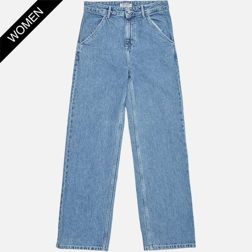 Carhartt WIP Women Jeans W SIMPLE PANT I030486.0160. BLUE HEAVY STONE WASH